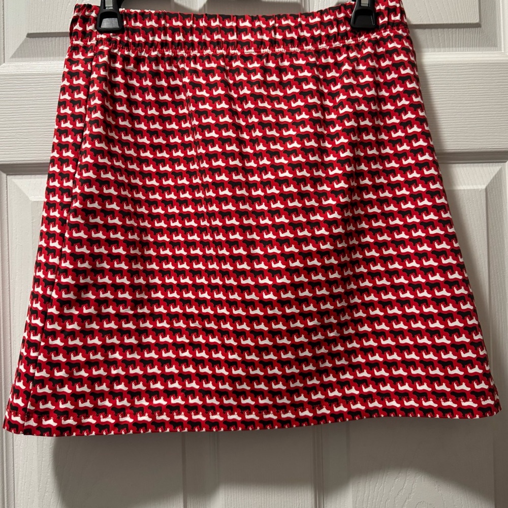 Sailor Sailor Red Bulldogs Patterned A-Line Skort (Honey and Hank)